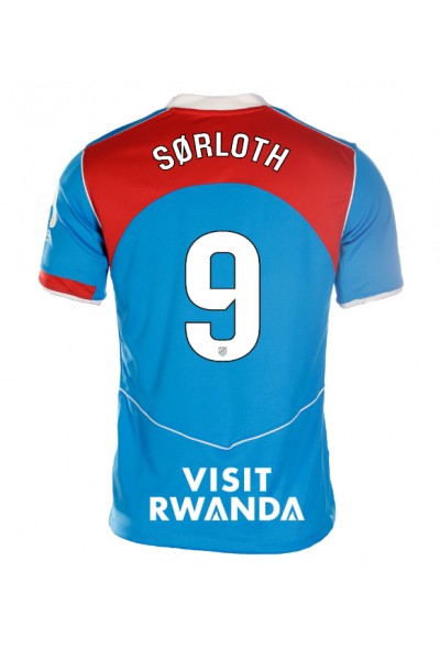 Atletico Madrid Alexander Sorloth #9 Jalkapallovaatteet Naisten Kolmaspaita 2025-26 Lyhythihainen Atletico Madrid Alexander Sorloth #9 Jalkapallovaatteet Naisten Kolmaspaita 2025-26 Lyhythihainen